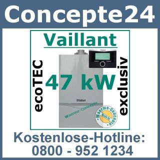 Vaillant ecoTEC VC 466/4 7 47 kW 470 Gas Brennwert Therme Gasheizung