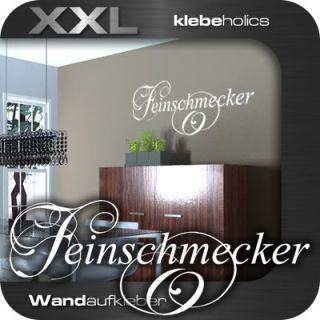 A470 Feinschmecker XXL Wandaufkleber Wandtattoo Küche