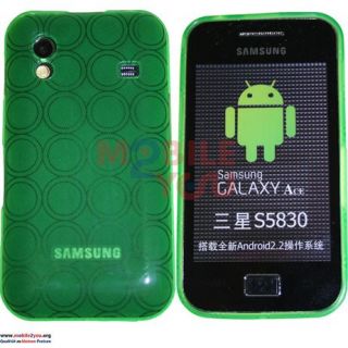 Samsung Galaxy Ace S5830 Gel Schutzhülle Cover Case Grün
