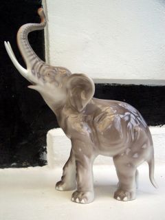 alter Elefant,Keramik,gemarkt Portelanul Alba Iulia