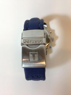 Chronograph Tissot Armbanduhr PRS200 T362/462 blau / silber