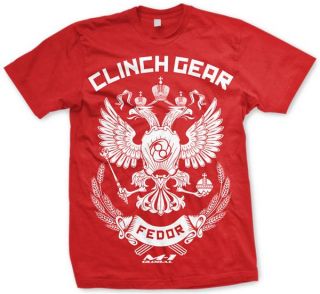 Clinch Gear Fedor Emelianenko T Shirt, MMA, UFC