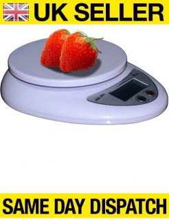NEW 5KG DIGITAL LCD ELECTRONIC KITCHEN POSTAL SCALES