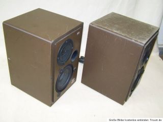 BR26 Bassreflexboxen DDR RFT HiFi Lautsprecher, 2 Wege Boxen 25VA