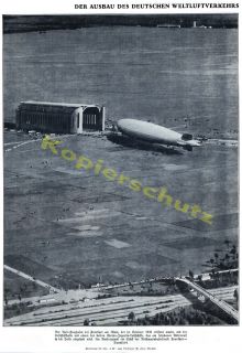 Diemer Zeppelin Flughafen Frankfurt Reichsautobahn 1937