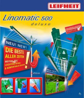 LEIFHEIT Wäschespinne LINOMATIC 500 deluxe 82001