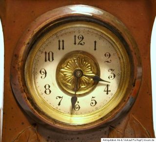 Uralt Jugendstil Figurenuhr Kaminuhr Uhr m.Frauenbüste um 1900