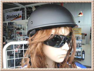 Custom Helm schwarz matt Karo Braincap Braincover Eierschale Gr.XL
