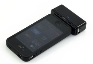 Black 2800mAH Battery Akku Ladegeraet iPhone 4 4S iPad 2 Galaxy S II