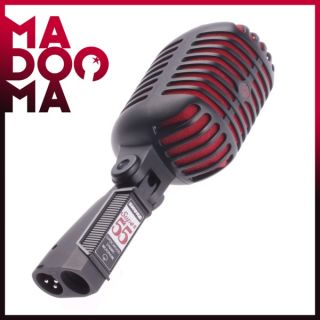 SHURE Super 55 BCR DELUXE Mikrofon Limited Edition Mattschwarz Rot