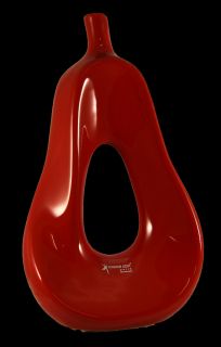 Carmen Soft Designer Figur Vase Rot Dekofigur Designvase Keramik