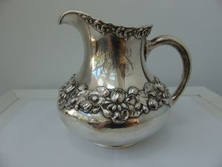 Antique Sterling Silver Gorham Lily Water Pitcher