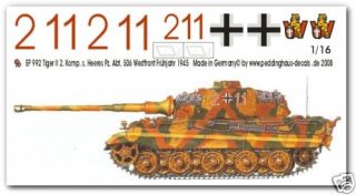 16 Königstiger 2 Komp. s.Pz. Abt 506 Westfront 1945