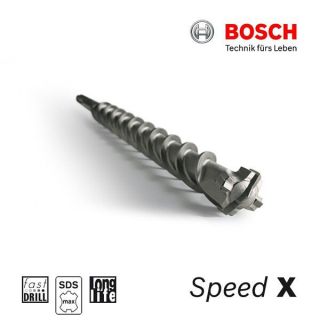Bosch SDS Max Bohrer Hammerbohrer Speed X 52x400/520 mm