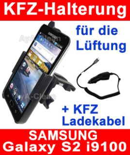 Lüftungs Halterung KFZ Auto PKW SAMSUNG Galaxy S2 i9100
