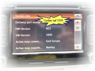 RNS 510 Software Update auf 3890 + VIM (DVD TV Free) Freischaltung