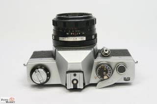 Pentacon Praktica LLC SLR Kamera mit Objektiv Meyer Optik Oreston 1,8
