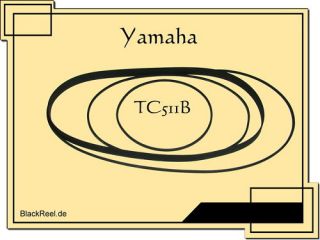 Yamaha TC 511 B Riemen rubber belts Cassette Tape Deck
