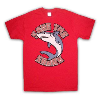 SAVE THE SHARK WILDLIFE RETRO STYLE PROTEST T SHIRT ALL COLOURS AND