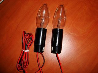 Incubator Heaters 2x Bulbs 220V + Holders E14 + Wires