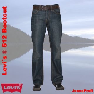 Levis 512 Bootcut DUSTY BLACK Herren JeansHose 5120539