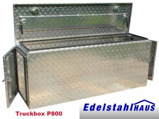 Truckbox P800 Pritschenkasten Werkzeugbox Transportkiste Alubox