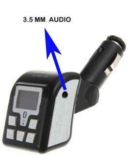 BRAND NEW BLUETOOTH WIRELESS FM TRANSMITTER WITH HANDS FREE CAR KIT