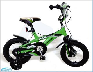 KAWASAKI MX12 Fahrrad Kinderfahrrad 12 Zoll grün