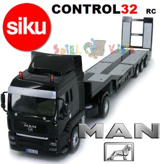 SIKU CONTROL 6721 RC LKW MAN TGA 540 mit Tieflader in schwarz
