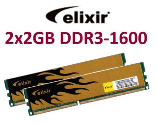 2x 2GB  4GB RAM Arbeitsspeicher DDR3 1600 Mhz PC12800