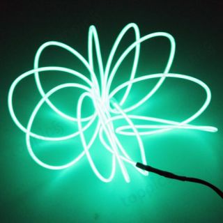 Grün Lichtschnur Leuchtschnur Leuchtdraht EL Neon Kabel