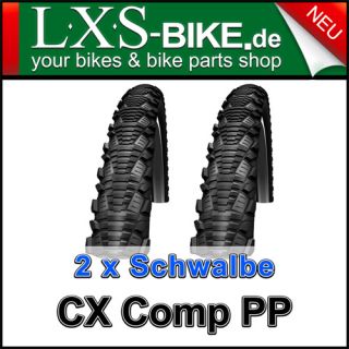 Schwalbe CX Comp PP Draht Reifen 26 x 2,0  50 559 schwarz