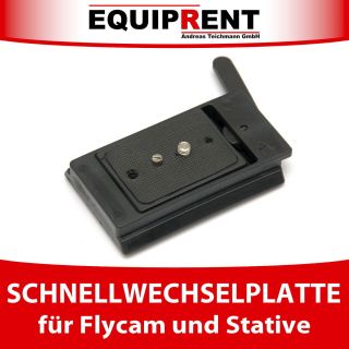 Leichte Quick Release Plate/Schnellwechselplatte f. FLYCAM 3000/5000