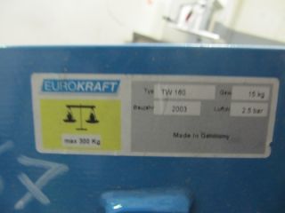 EUROKRAFT TW 160 Plattenwagen Plattenkarre Transportwagen #567