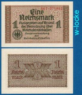 REICHSKREDITKASSEN 1 Reichsmark KASSENFRISCH Ro.551a