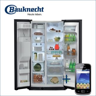 Bauknecht Kühl  Gefrierkombination KSN 568 A++ ES Kühlschrank Side