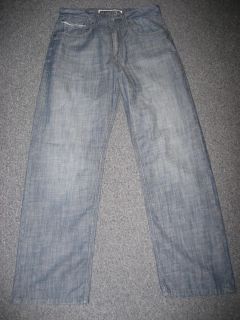 Levis 569 Red Tab, Black Label Mens Jeans, Size 30W, 32L. Loose