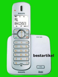 Philips CD560 CD 560 Schnurlos Analog Telefon /ECO Modus /XHD Sound
