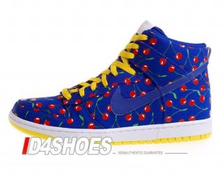Nike Wmns Dunk High Skinny Concord Cherries Pack Shoes 344142441