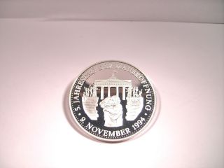 Medaille 5. Jahrestag Maueröffnung 1994