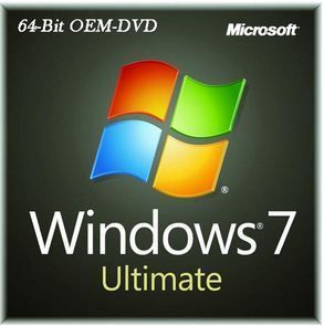 Windows 7 Ultimate 64Bit 64 Bit DVD Deutsche Vollversion inkl. Mwst