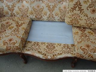 Chippendale Barock Warrings Sofagarnitur Couch Sofa 3 Sitzer Rococo