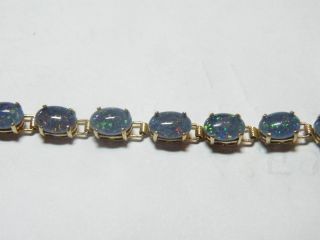 585 Opal Armband, 18cm lang, gestempelt, Meistermarke