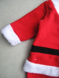 Baby Jungen Weihnachtsmann Kostum Weihnachtskind Babystrampler Anzug