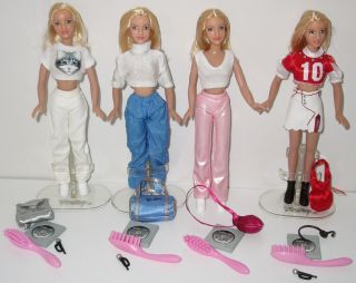 Dressed Adorable 6.5 Mini Britney Spears Doll Lot Clothes Stands