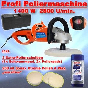 Profi Poliermaschine Polierer Poliermaschiene 1400 W #2