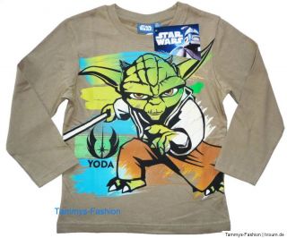 Star Wars the Clone Wars Langarmshirt Shirt Gr.104~110~116~128~140 Neu