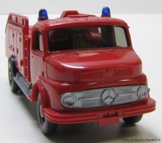 WIKING 606/1 Mercedes Benz L 1413 Flugplatz Feuerwehr Maßstab 187 H0