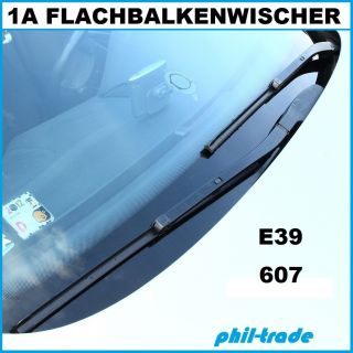 premium Soft Scheibenwischer BMW E39 + Peugeot 607