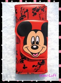 Mickey Mouse Damen Geldbörse Brieftasche Geldbeutel L08